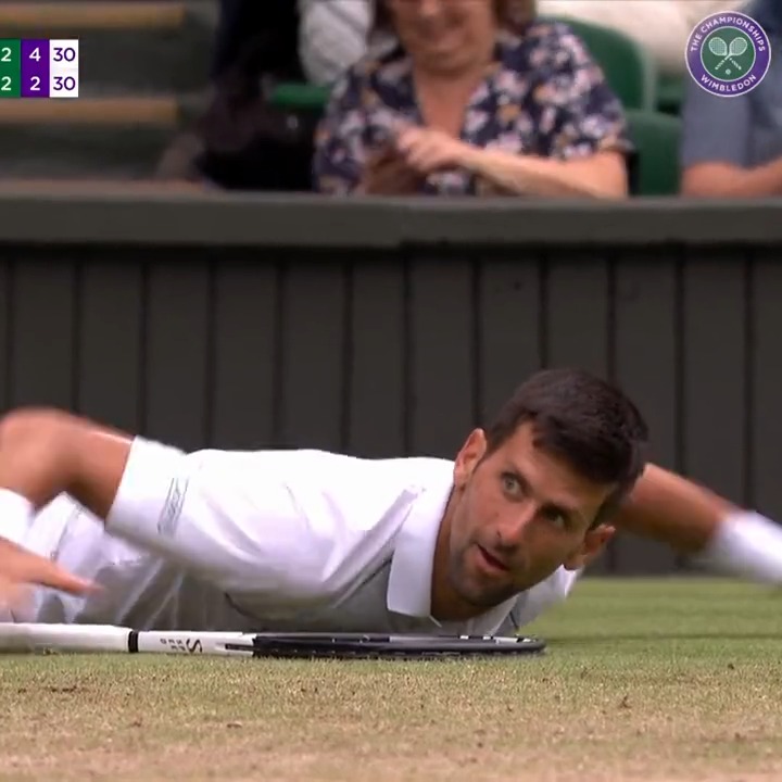 Throwback to when Novak Djokovic hit one of his greatest shots against Jannik Sinner. 🚀