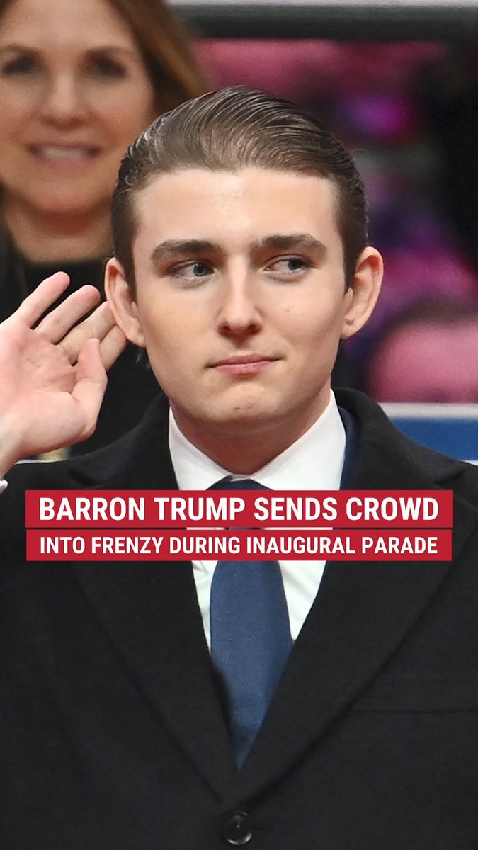 IN CASE YOU MISSED IT: Barron Trump revs up the crowd at the inaugural parade as supporters gather to celebrate the start of the new Trump era.