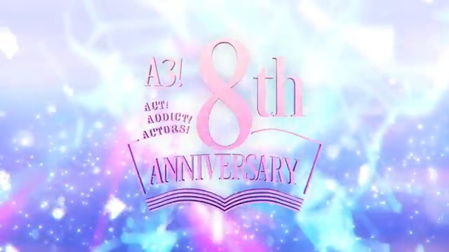 ★祝8周年★ いつも応援ありがとうございます!本日『A3!』は配信開始から8周年を迎えることができました!MANKAIカンパニーの物語をこれからも彼らと一緒に綴っていただければ幸いです。引き続き『A3!』をよろしくお願いいたします。 #エースリー #エースリー満員御礼