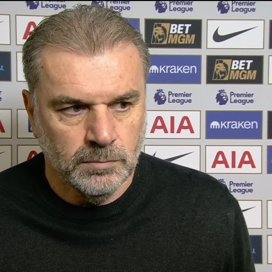 "It hurts. It hurts a lot." Ange Postecoglou reacts to Tottenham Hotspur's 2-1 defeat to Leicester ๐ฌ