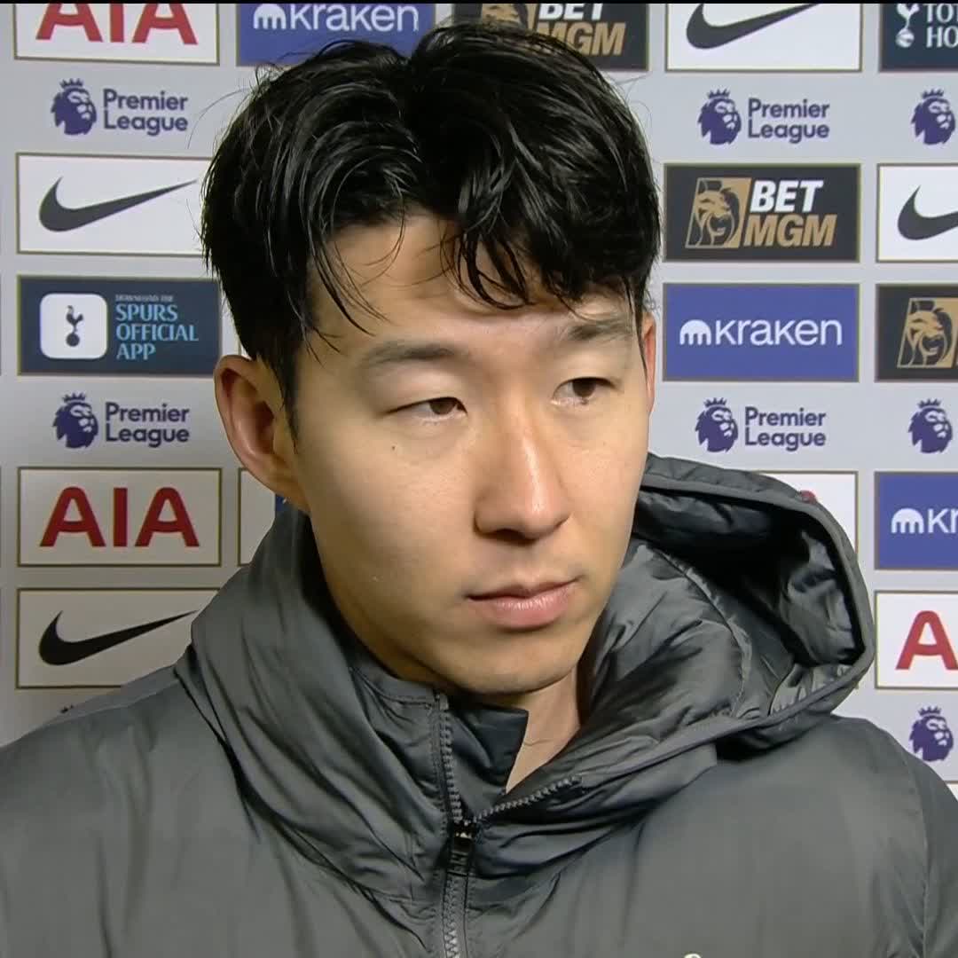 "It's painful." Son Heung-min reacts to Tottenham Hotspur's 2-1 defeat against Leicester City ⚪️🔵