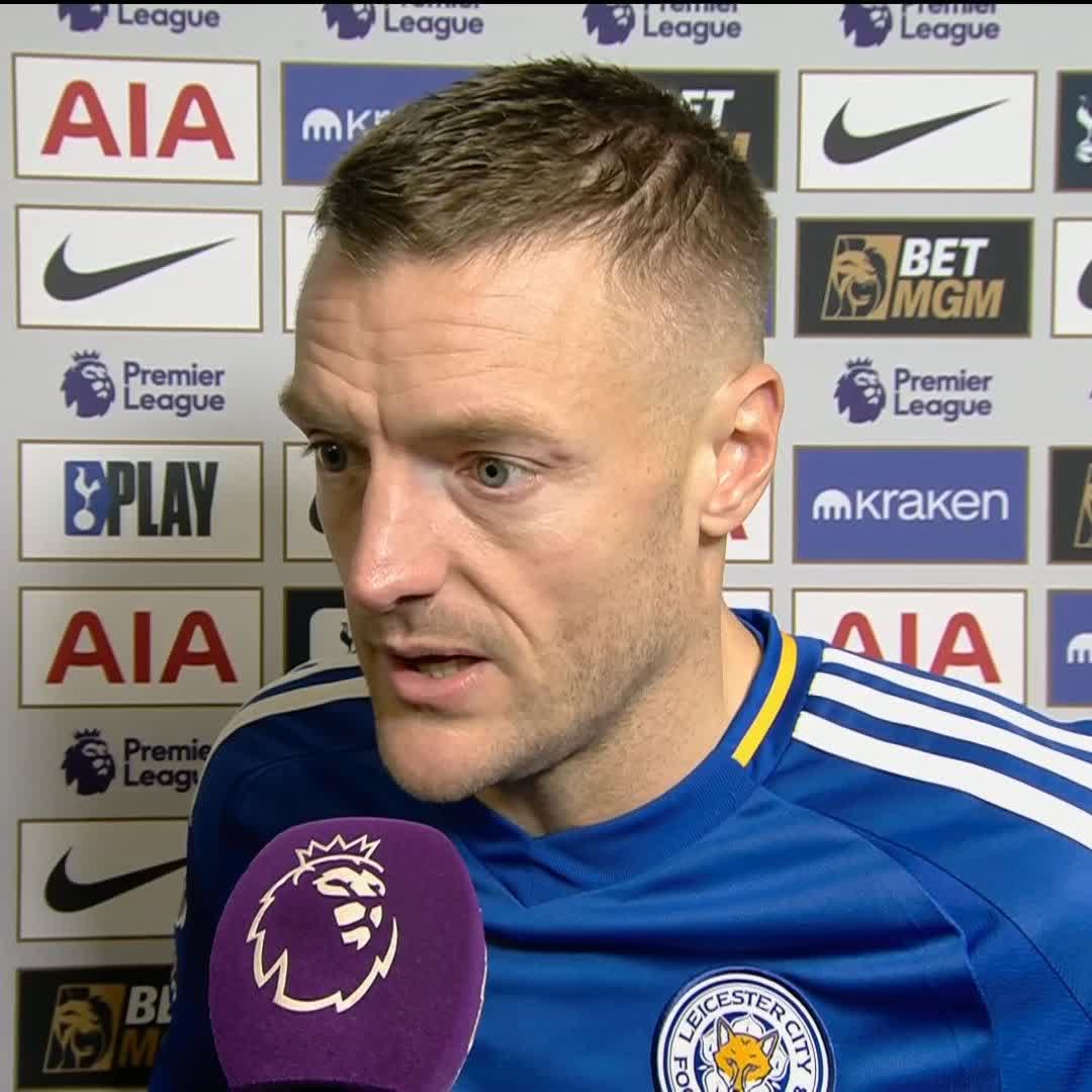 "Hopefully, it stops the rut we've been in" 🤞 Jamie Vardy on the significance of Leicester City's 2-1 win over Tottenham 💪