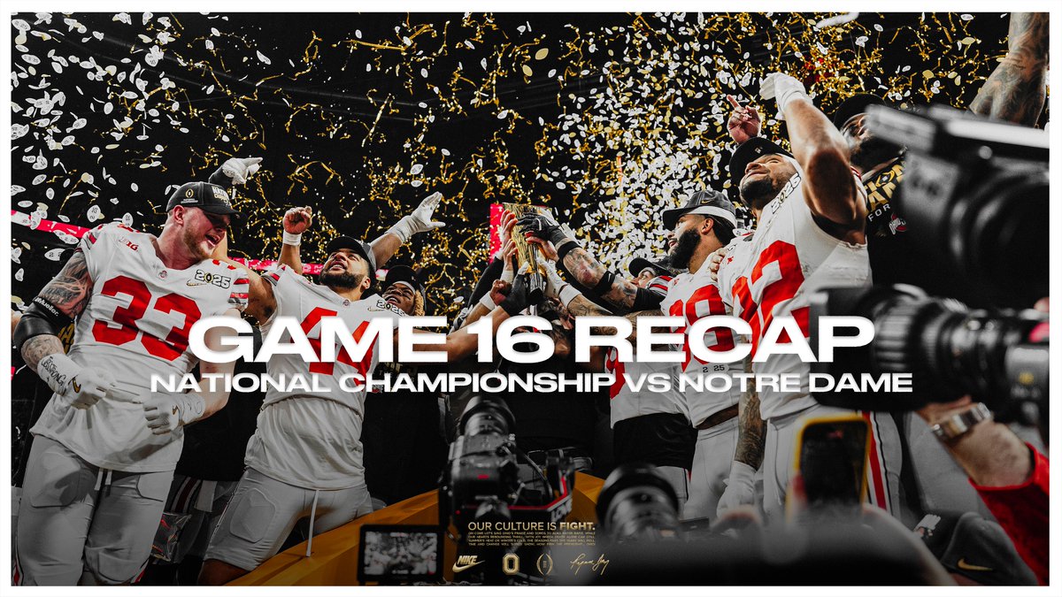 National Championship, 𝐓𝐡𝐞 𝐑𝐞𝐜𝐚𝐩 🏆