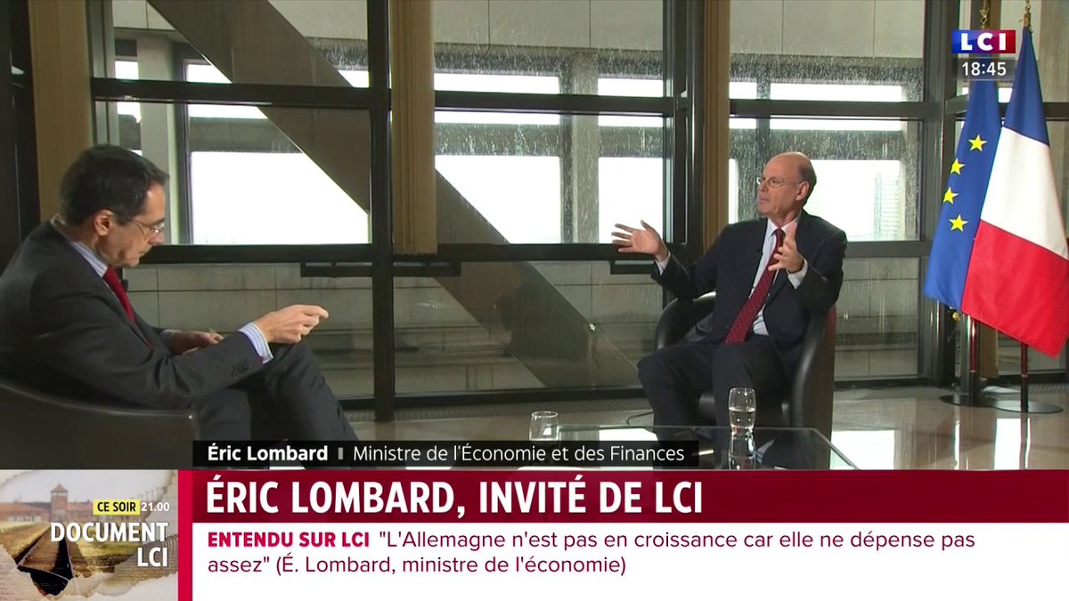 🗣️ "On n'est pas un pays libéral, on est un pays d'État, de protection" pour Eric Lombard ▶️ Darius Rochebin
