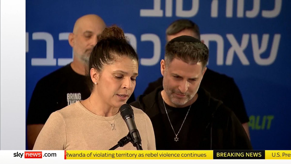 "If anyone can bring world peace, it is definitely you." The families of the Israeli hostages have thanked President Donald Trump for aiding in their release. 📺 Sky 501, Virgin 602, Freeview 233 and YouTube