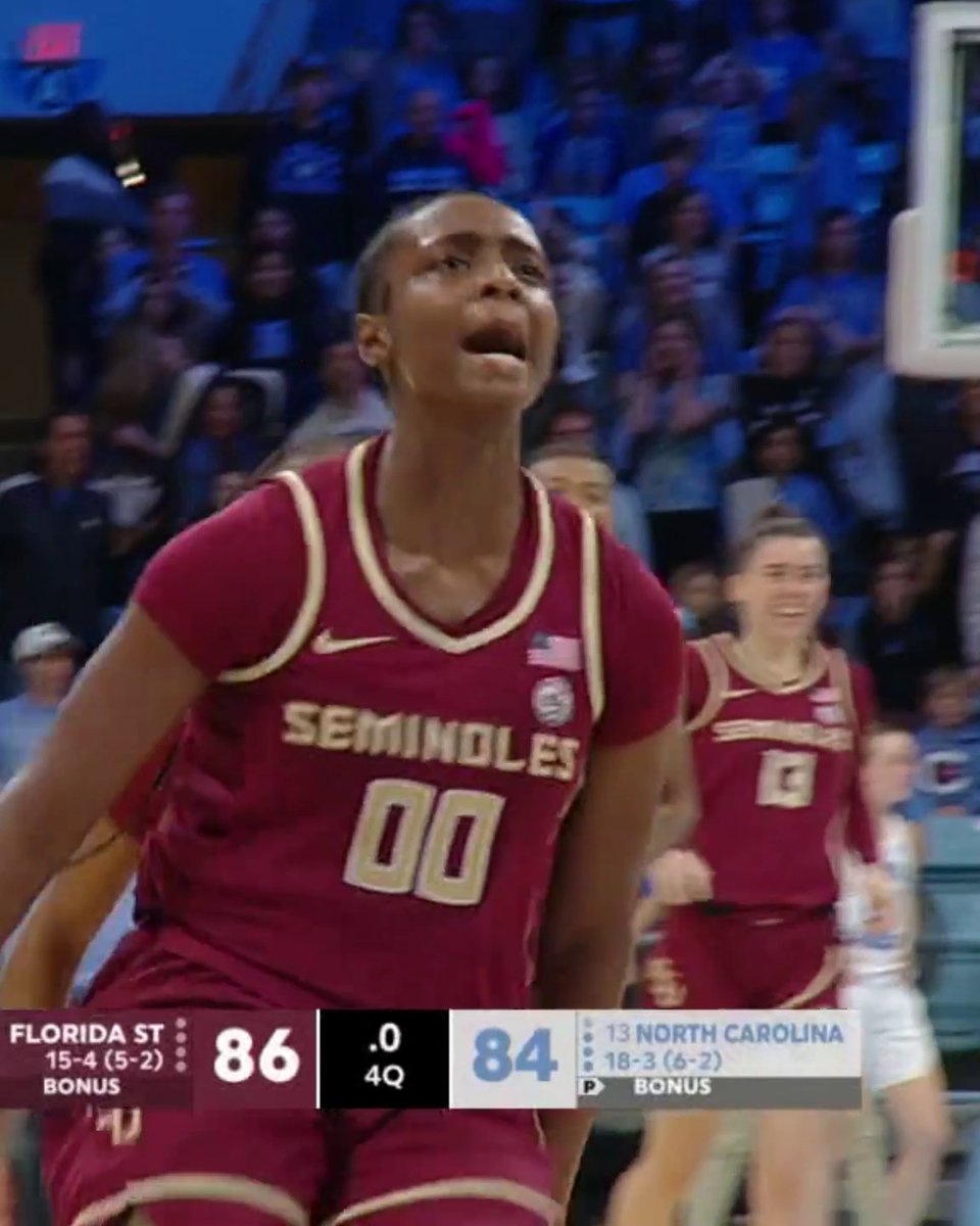 THIS END-OF-GAME SEQUENCE BETWEEN UNC AND FSU 🤯