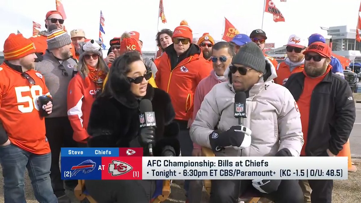 Both Steve Smith Sr. and Kimmi have the Kansas City Chiefs and Washington Commanders moving on to the Super Bowl 👀