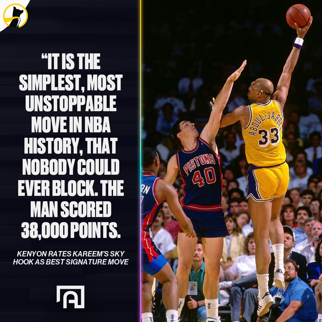Kareem’s Sky Hook is the GOAT signature move 💯🗣️