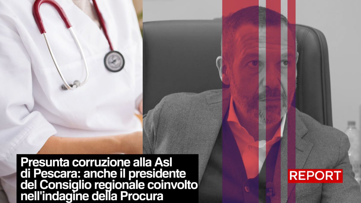 Per la Procura di Pescara diverse gare indette dalla Asl locale fra il 2019 e 2020 sarebbero state manipolate. Segui #Report in diretta su #Rai3👇