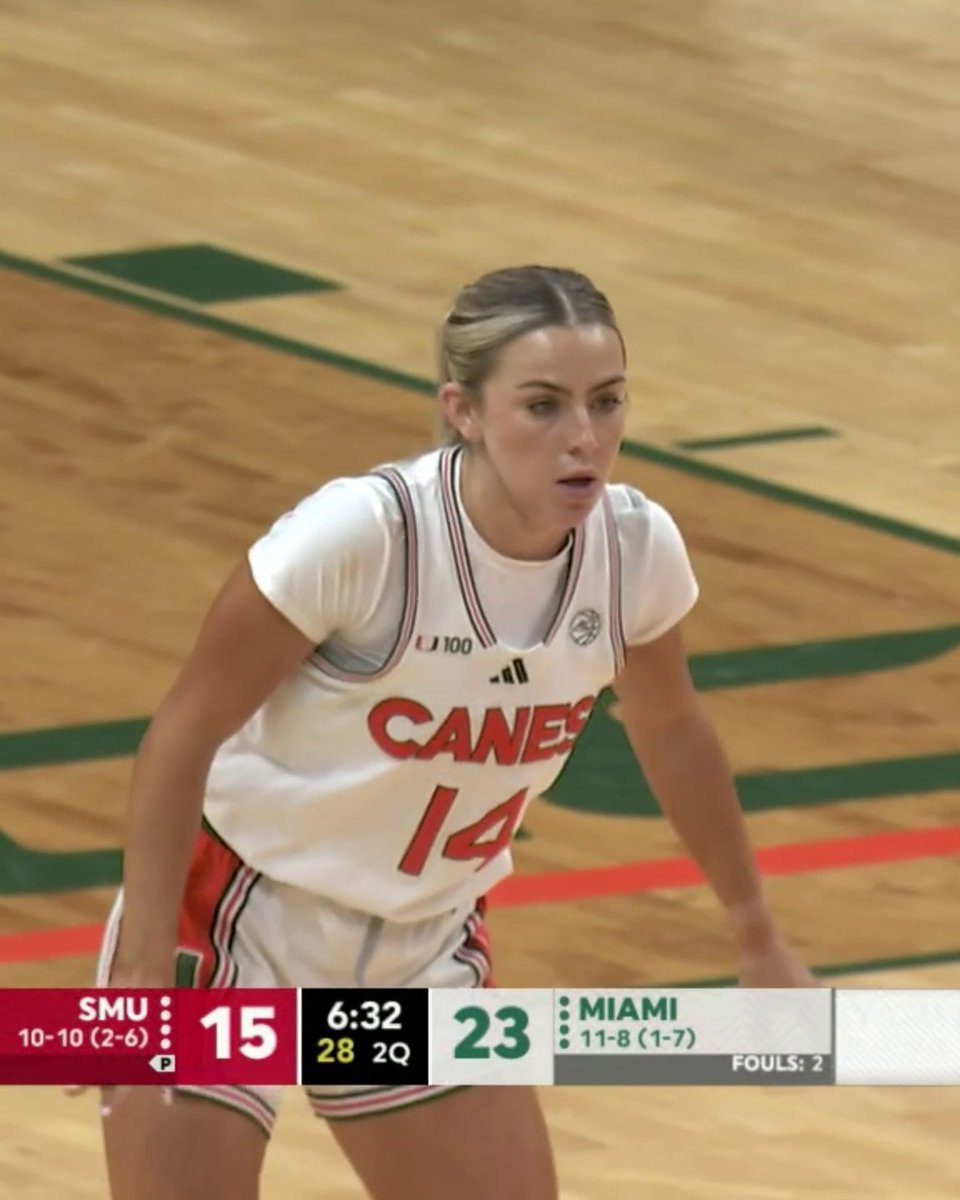 3️⃣2️⃣ POINTS FOR HALEY CAVINDER 🔥 That's her third 30-point game this season, the most by a Hurricanes Women’s Basketball player in a season since 2010-11 👀