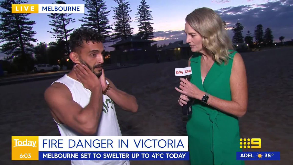 A bizarre situation is unfolding at a Melbourne beach where a car has been left bogged on the waters edge. #9News MORE: