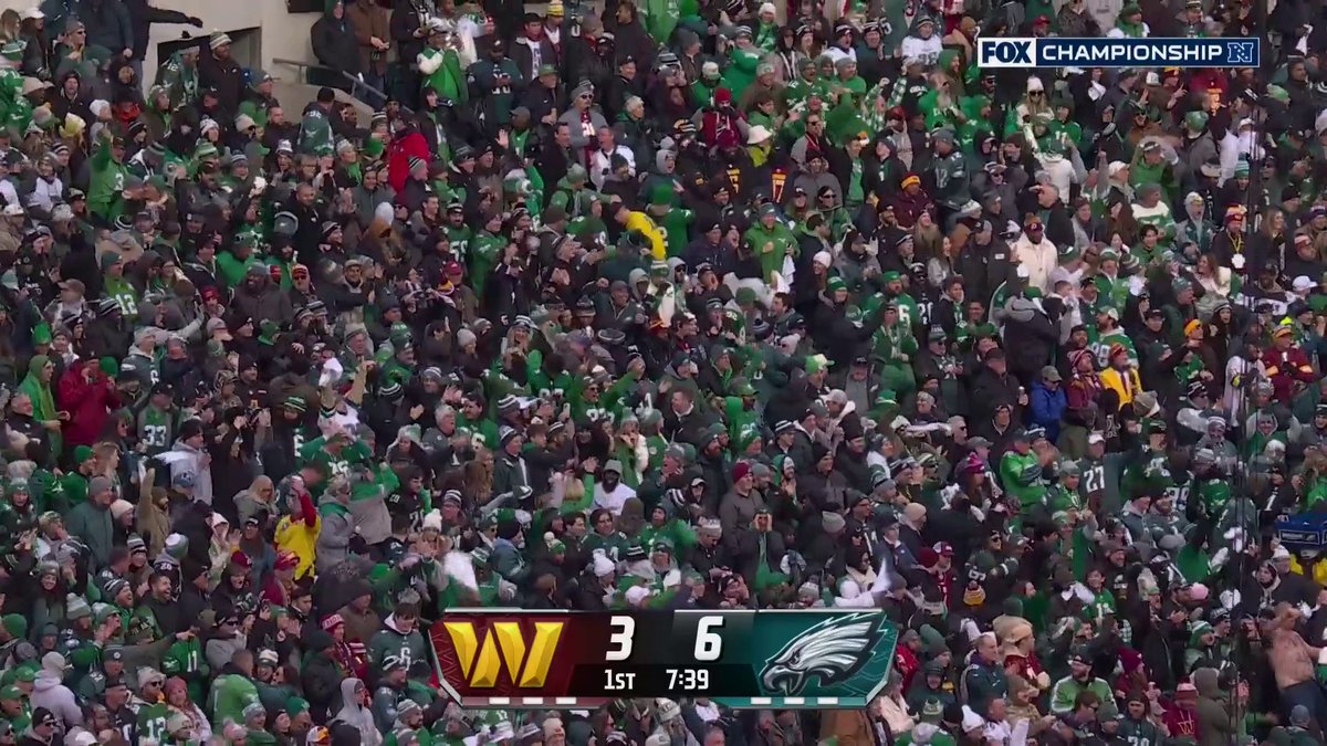 Saquon is hyped after the 60-yard TD run on the Eagles FIRST PLAY!!