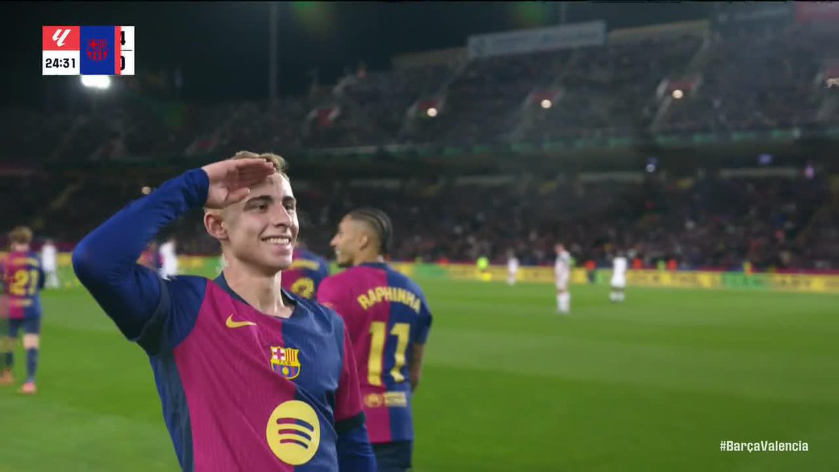 Pau Cubarsi's ball to Fermin Lopez 😳 Unreal from the the 18-year-old!