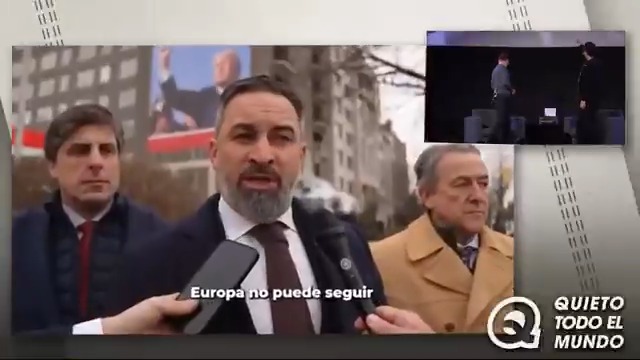 Patético Abascal y VOX simulando que a alguien de EEUU les interesaba su presencia allí. Vaya pillada. Grandes Facu y Maldonado.