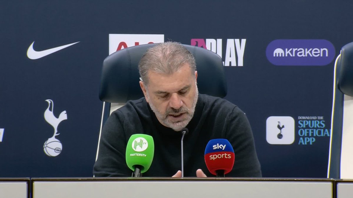 "I don't speak regularly to him, he lets me get on with it." Ange Postecoglou on the dialogue between himself and Tottenham Hotspur chairman Daniel Levy 🤝
