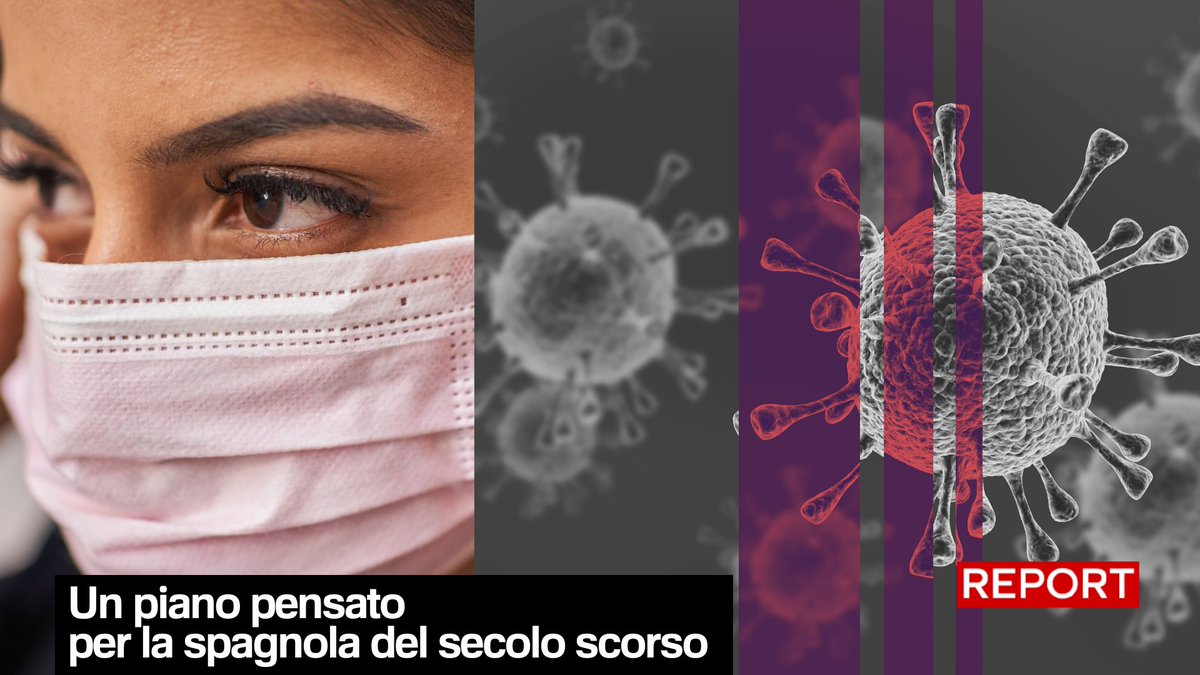 Il piano pandemico pensato per far fronte all'epidemia fa riferimento a una legge del 1929, nata sull'emergenza della spagnola. Segui #Report ora in diretta su #Rai3👇
