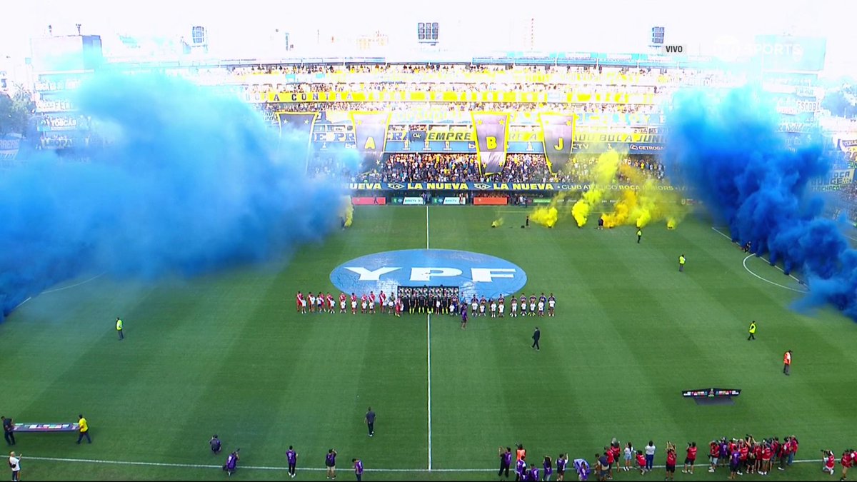 🏟️SALIÓ #BOCA y así lo recibía #LaBombonera.