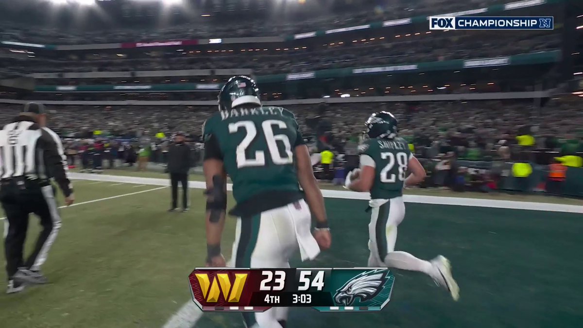 The Eagles drop 50 points in the NFC Championship! 😮💨 📺: FOX