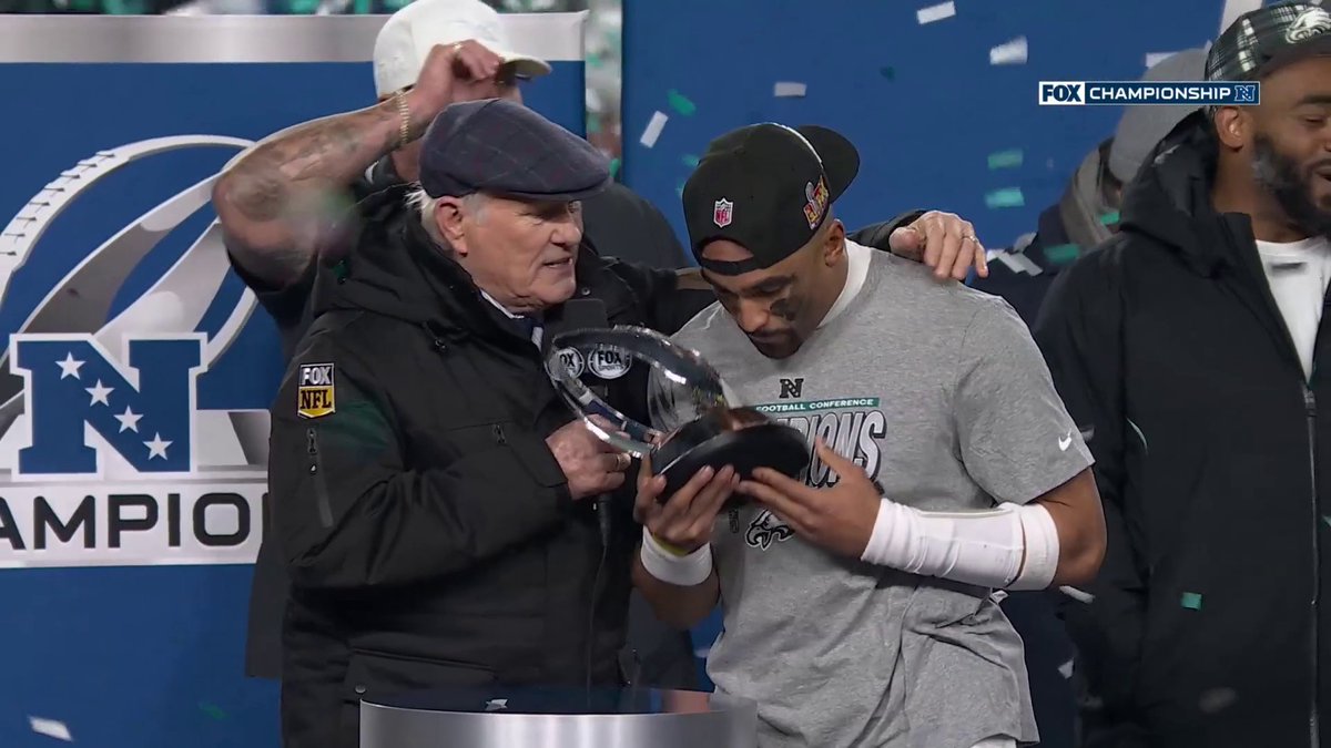 The only Philadelphia Eagles QB to reach two Super Bowls: Jalen Hurts 💪