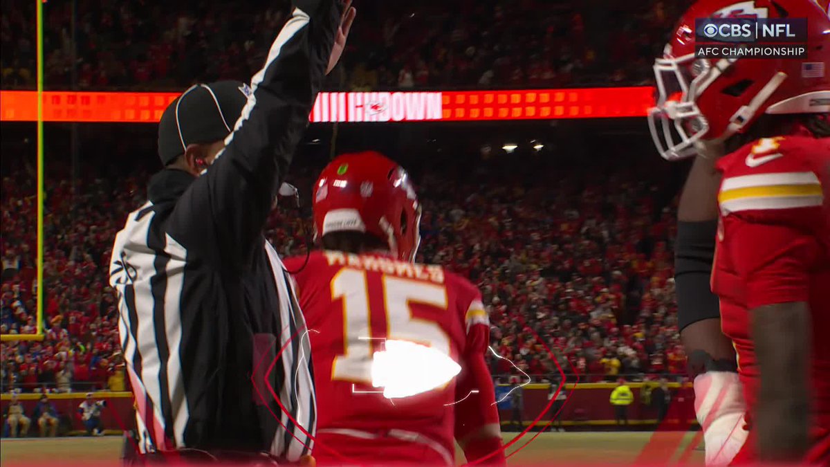 Mahomes does it all himself for his first postseason rushing TD since 2022. Kansas City Chiefs #ChiefsKingdom 📺: #BUFvsKC on ESPN Australia & NZ, 7Sport, TVNZ+ and NFL on DAZN