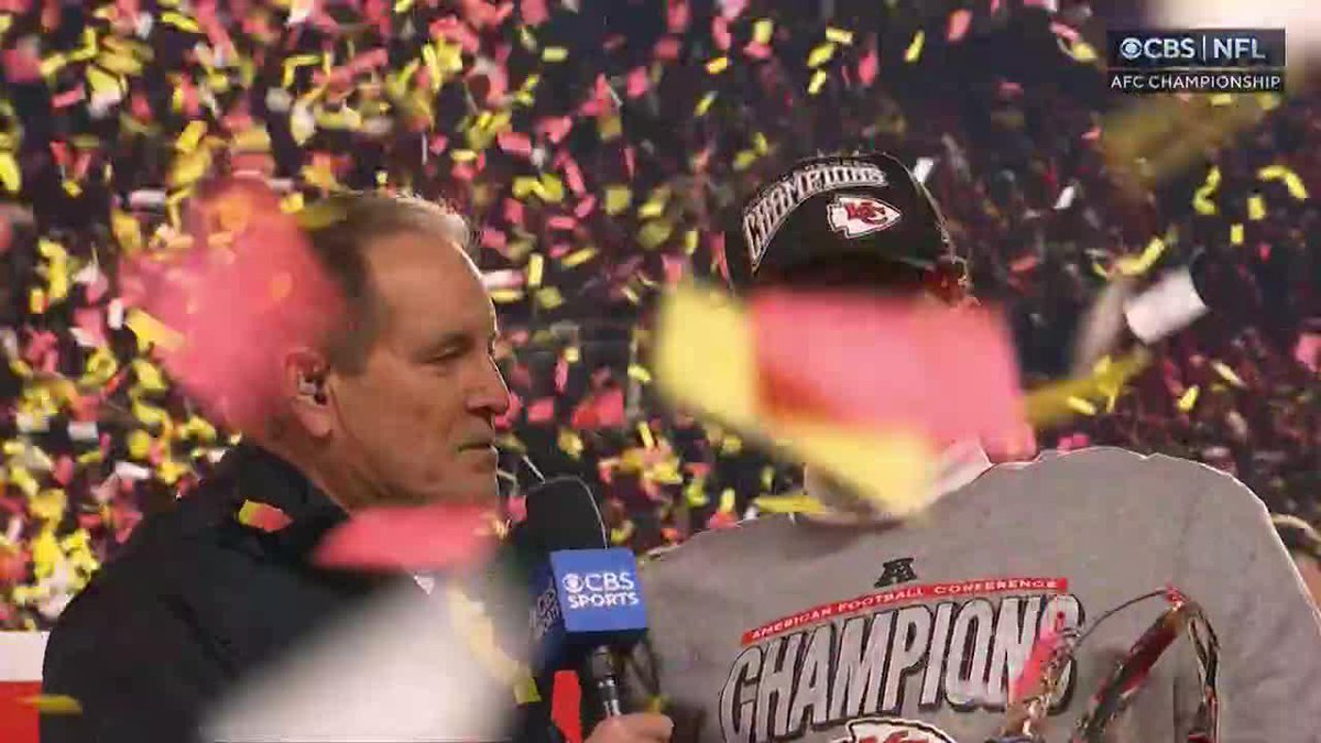 "We love you Chiefs Kingdom." - Patrick Mahomes