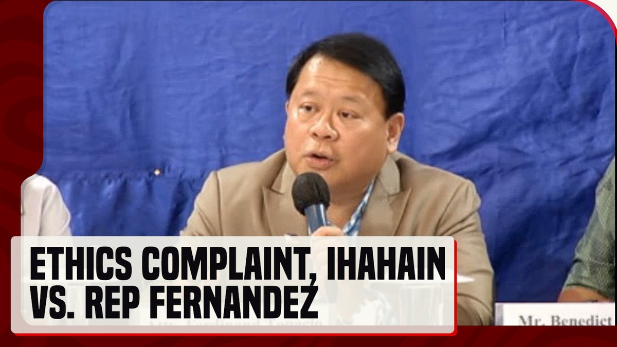 Nakatakdang maghain ng ethics complaint si Atty. Ferdinand Topacio laban kay House quad-committee co-chairman at Santa. Rosa, Laguna Rep. Dan Fernandez. #News5