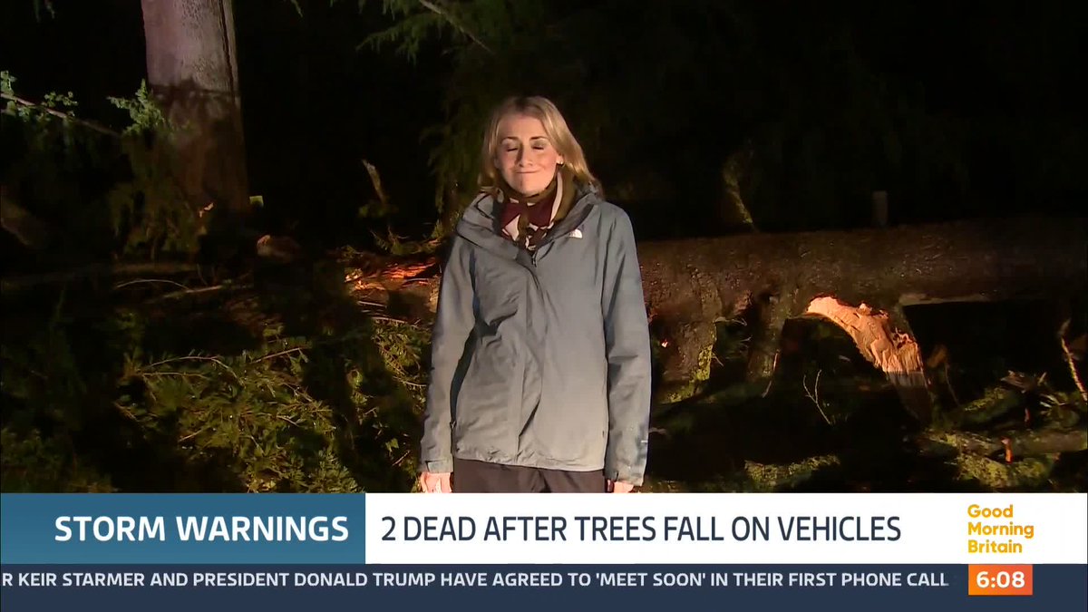 Winds of up to 80 mph have been recorded in parts of Devon and Cornwall as Storm Herminia arrives in the UK. Yellow weather warnings are in place across much of England and Wales. Juliet Dunlop reports.