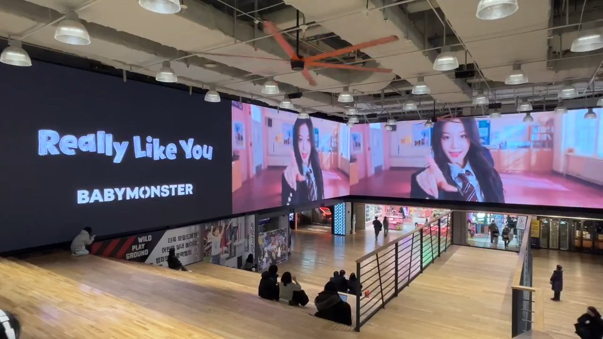 #BABYMONSTER ‘Really Like You’ M/V @ MEGABOX COEX &amp; SEONGSU, SIGNATURE DOSAN 💘NOW ON YOUTUBE💘 #베이비몬스터 #1stFULLALBUM #DRIP #ReallyLikeYou #MV #YG