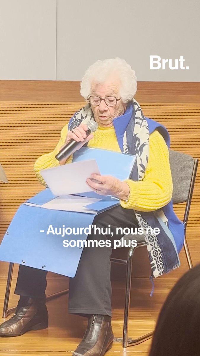 Survivante des crimes nazis, Esther Sénot a adressé une lettre à la jeunesse lors d'une conférence au Mémorial de la Shoah. Avec Ginette Kolinka, qui a elle aussi connu ce camp, elles ont souligné l'importance du devoir de mémoire.