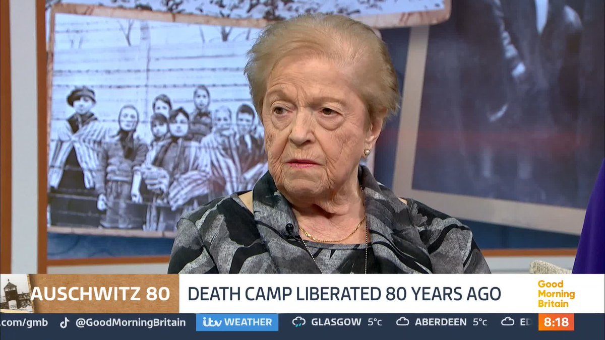 'It's very vivid. I remember everything.' Rachel Levy still remembers being in Auschwitz when she and her friend were selected for the gas chambers. She tells Susanna Reid and Richard how and her friend escaped.