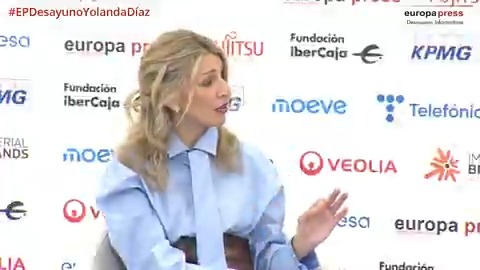 Yolanda Díaz, sobre que el espacio a la izquierda del PSOE vaya unido: "Hay que volver a hacer lo del 23J. ¿Ven lo que está pasando en el mundo? No es ninguna broma, no son los disparates de Trump, es un proyecto que quiere destrozar la vida de la gente" #EPDesayunoYolandaDíaz
