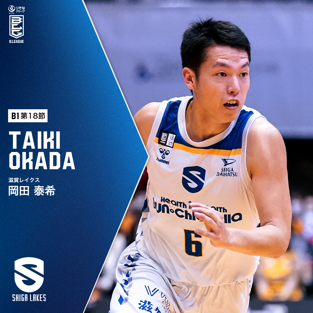 古巣相手に気合十分🔥 日本人エースへと成長中の攻撃型PG⭐️ 滋賀#6 岡田 泰希（PG・SG｜176cm） GAME1 : 21 PTS｜4 3FGM GAME2 : 11 PTS 【第18節 vs仙台】 岡田泰希 滋賀レイクス SHIGA LAKES #Bリーグ #りそなグループ