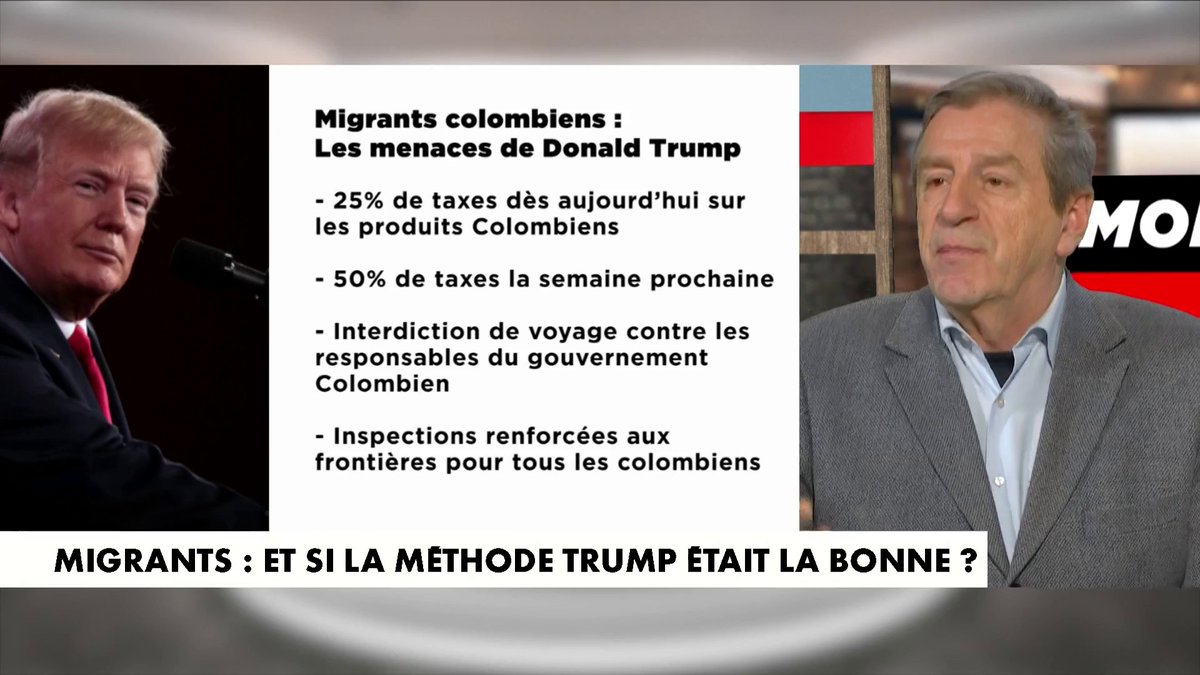 L'éditorialiste politique Eric Revel affirme : «L'Algérie ne nous respecte pas» au sujet de la méthode contre l'immigration de Donald Trump face à la situation en France.