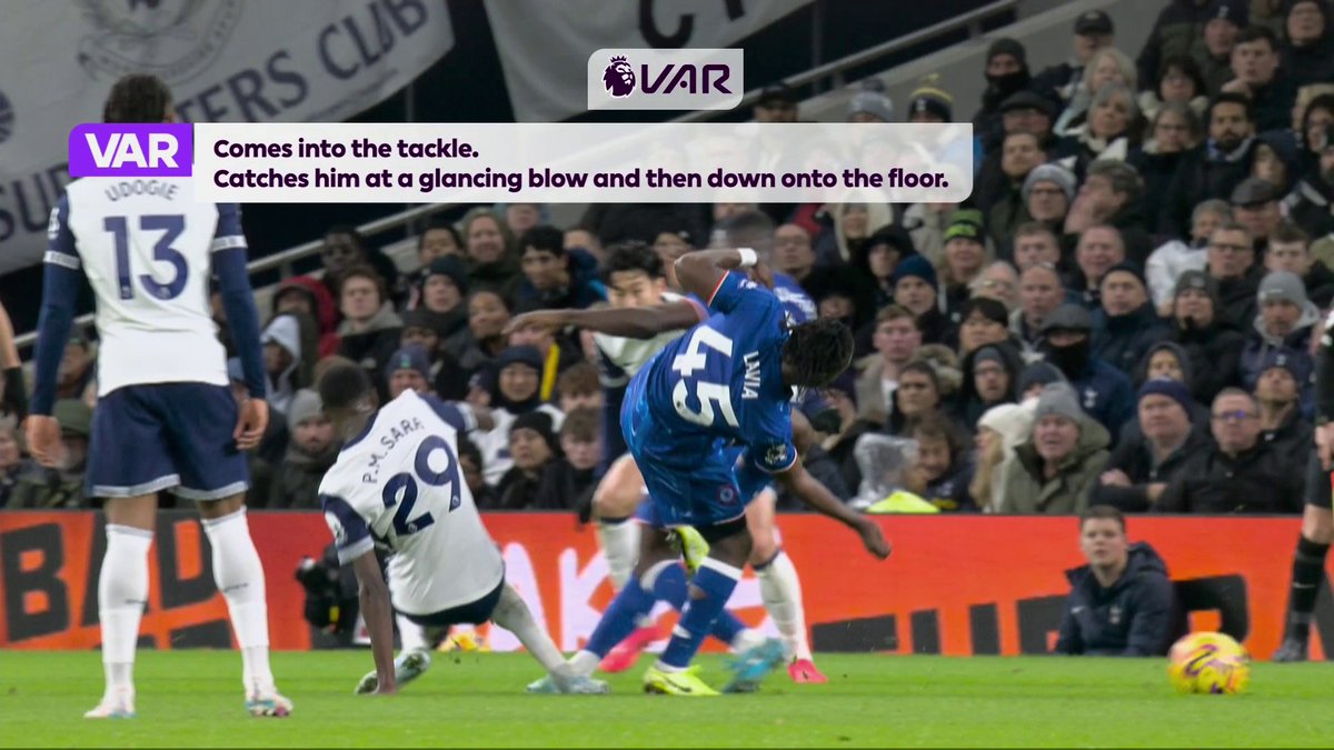 If you do ANYTHING today, please watch how VAR and Howard Webb himself justify Caicedo not getting a red card here FAR worse tackle than Lewis-Skelly, and every single justification applies even more so to the Lewis-Skelly tackle