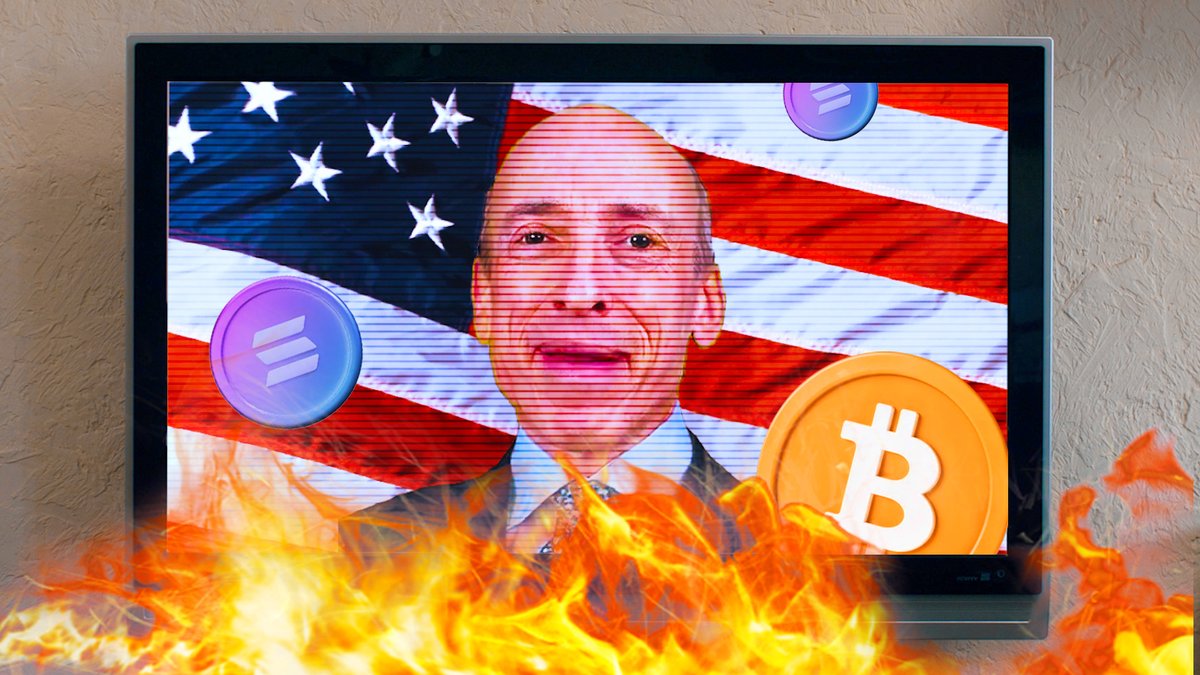 Yo Gary Gensler just dropped a diss track on the entire crypto community??? Kinda goes hard wtf 🔥
