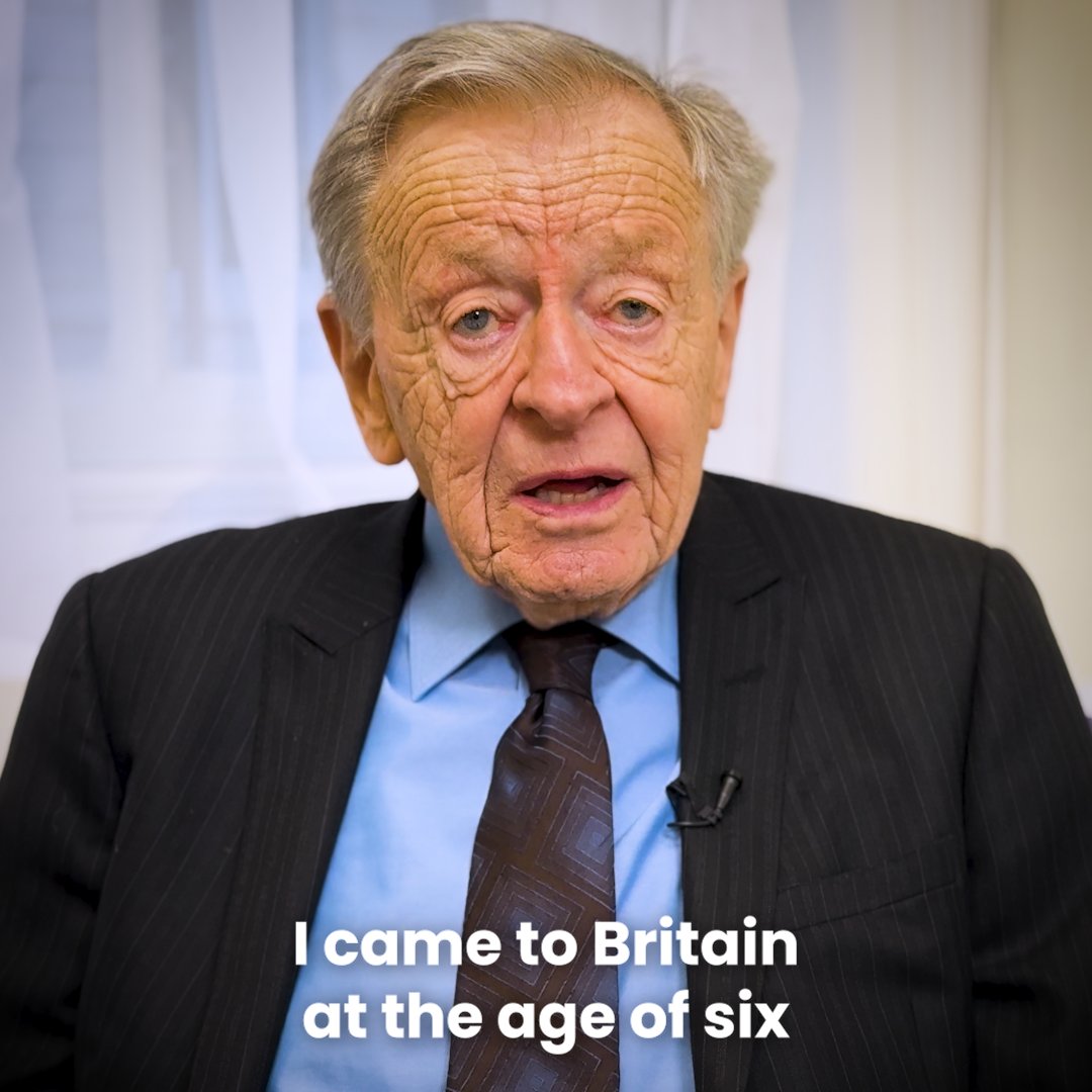 Lord Alf Dubs came to the UK on the Kindertransport in 1939. Today, he reflects on Holocaust Memorial Day. #HMD2025