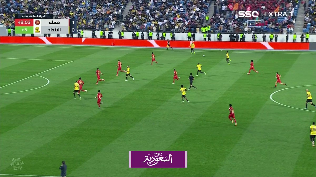🎥| البنـز يدرك التعادل للنمور ⚽️💪 #الاتحاد_ضمك