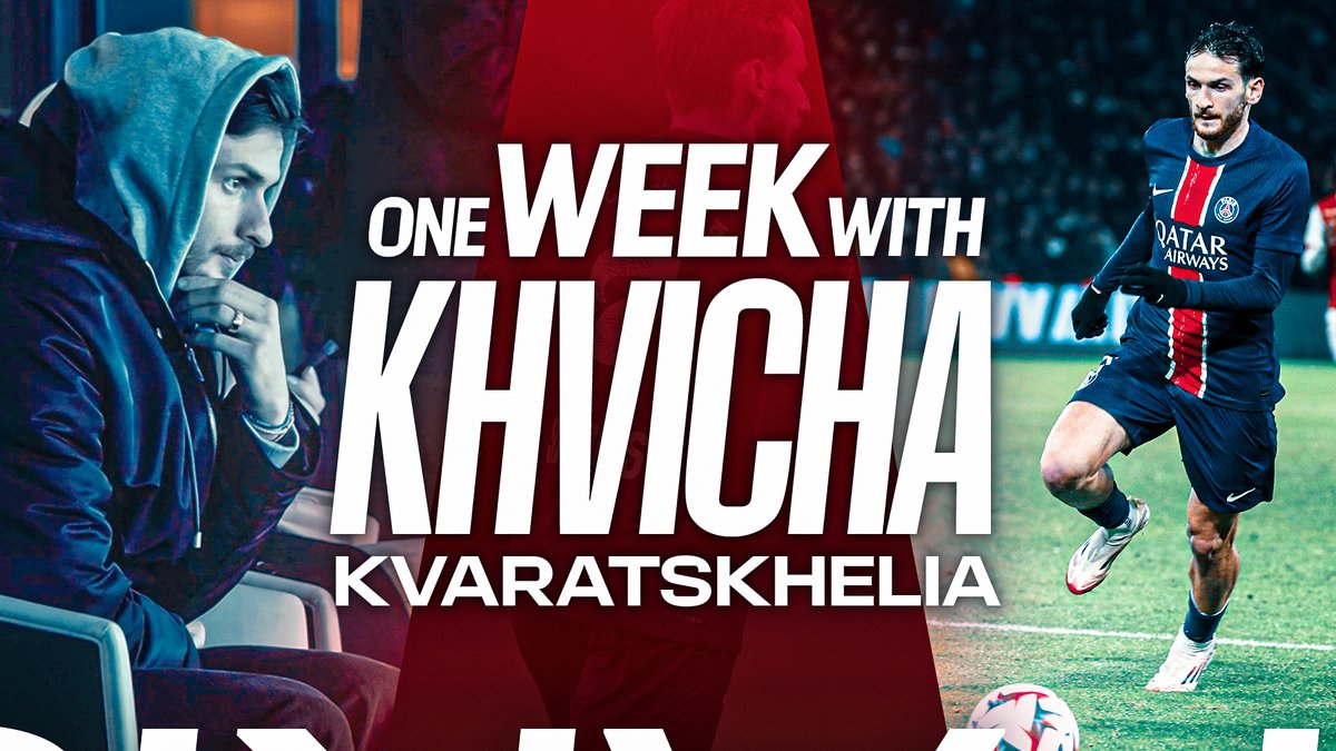 📺🍿 De son arrivée à Paris à ses premiers pas et sa première passe décisive contre Reims, en passant par la soirée mémorable de mercredi au Parc, retour sur la première folle semaine de Khvicha Kvaratskhelia à Paris ! Présenté par Ooredoo Qatar. #PSGSDR