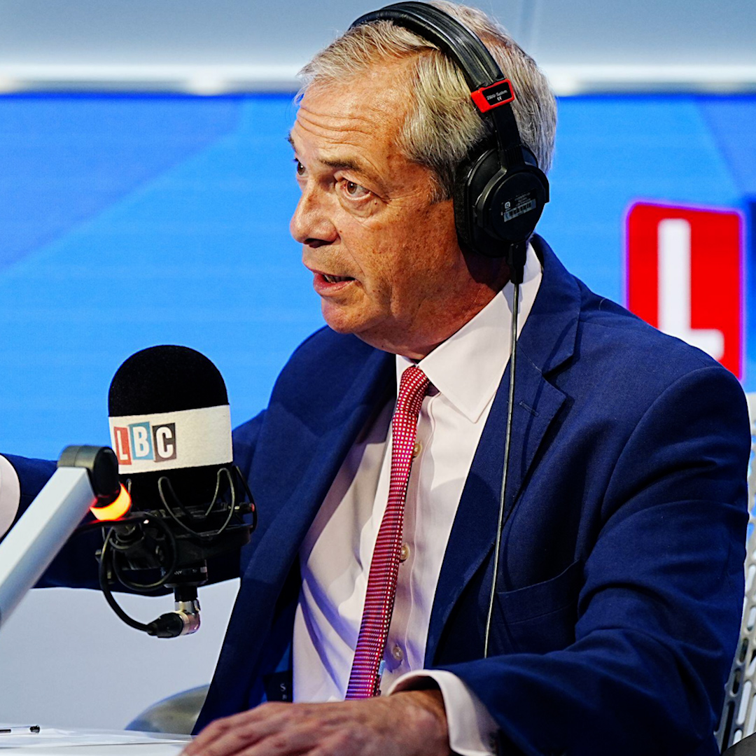 'I'm open to anything.' Nigel Farage tells @lewis_goodall that he would consider a 'French-style' NHS insurance system under a Reform government, claiming Health Secretary Wes Streeting isn't 'very radical anymore'.