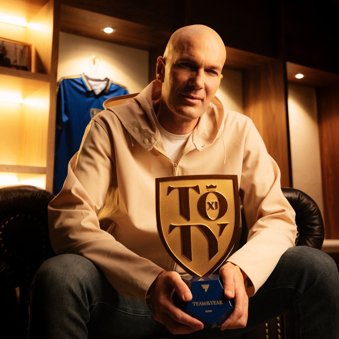 Welcome to the Team of the Year, Zinedine Zidane. Play #FC25 before Feb 14 and get Zidane in Ultimate Team. Learn more: