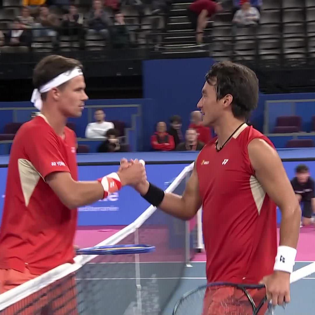Starting off strong 💪 Yunchaokete Bu defeats Daniel Altmaier 7-6 6-3 in Montpellier! Open Occitanie
