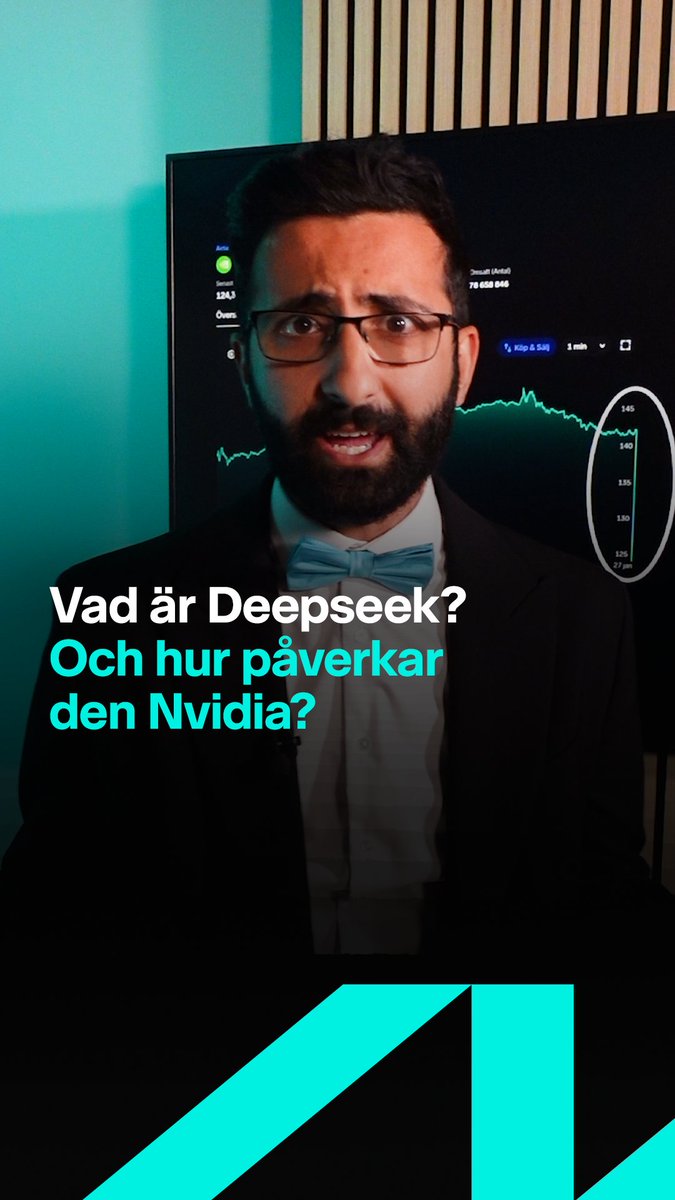 Nvidia rasar - Vad är DeepSeek?? Studietid: 4m 16s (motsv. 15 HP) Avgift: 0 kr (men likes/RT tas gärna emot) Innehåll: Hur kan en kinesisk AI, utan Big Tech muskler göra en så vass AI? Vad är ett Bear och ett Bull case på Nvidia nu? Jag förklarar! 👇