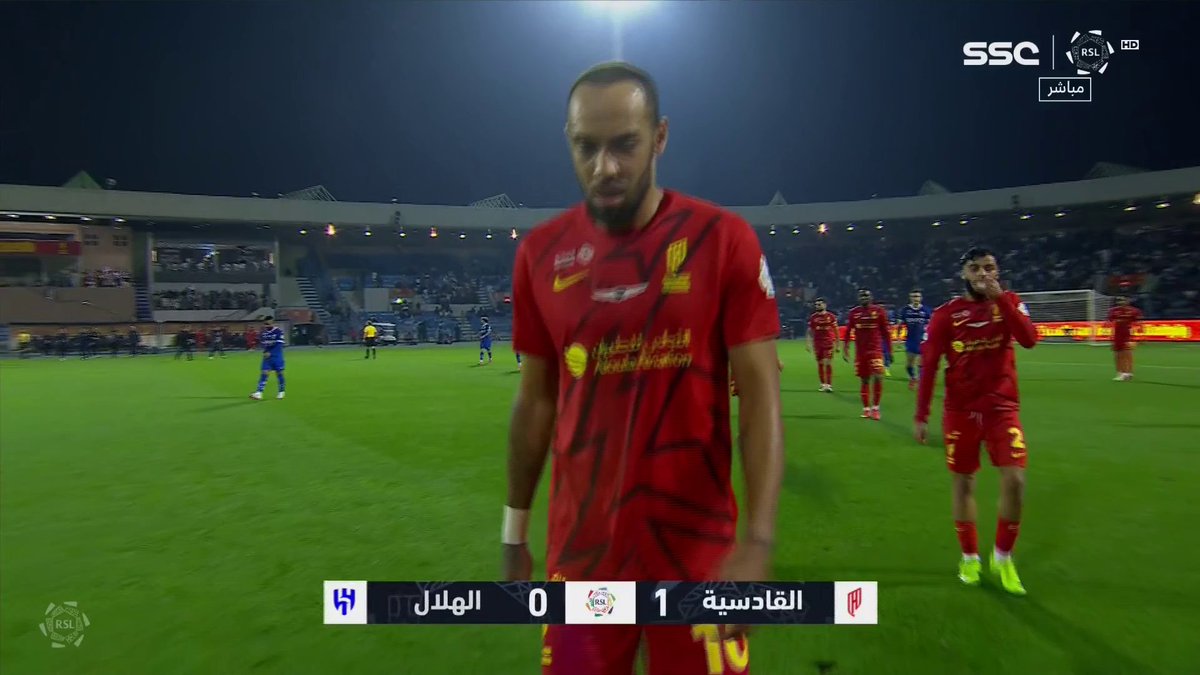 شوط أول ينتهي بتقدم القادسية على الهلال (1-0) ✅ #دوري_روشن_السعودي ⁧#القادسية_الهلال | #SSC