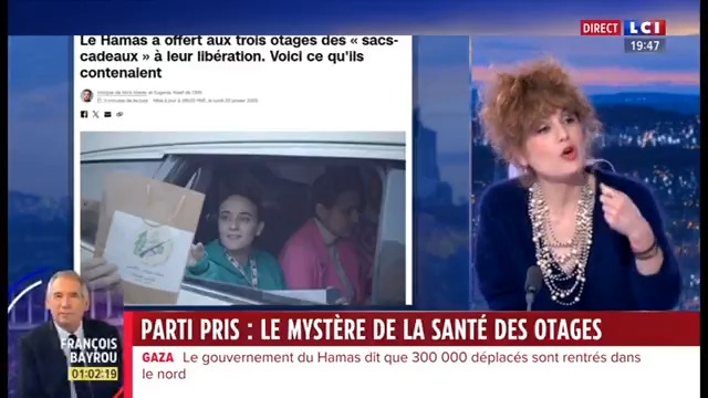 📢 : «Le mystère de la santé des otages », le parti pris #international d’Abnousse Shalmani Abnousse Shalmani #24hPujadas #LCI #La26 ⤵️