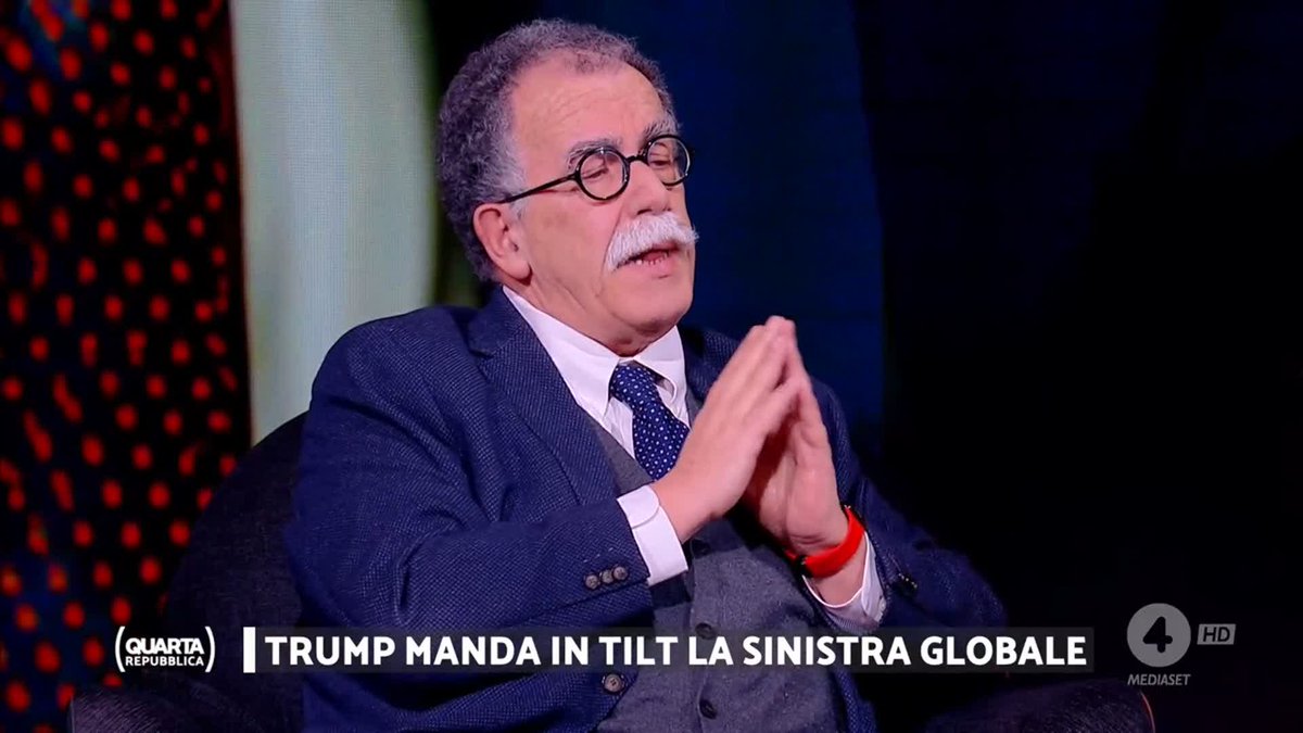 "Mi indignano molto di più le case senza acqua dei Sumahoro che non le manette che ho visto di Trump." #Cerno #quartarepubblica