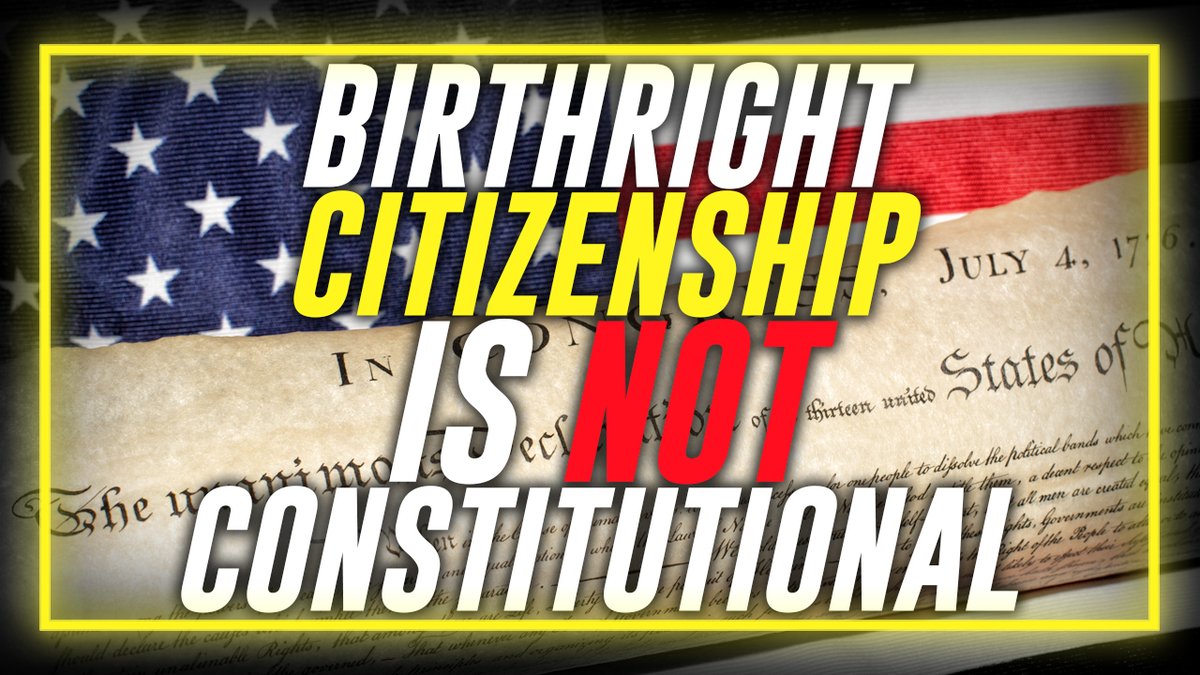 MUST-SEE CONSTITUTIONAL BREAKDOWN: Illegal Aliens’ Children DO NOT Get Citizenship Under The 14th Amendment! Alex Jones Reveals That Trump Ending Birthright Citizenship Is Simply Executing The American System » WATCH/SHARE THE LIVE X STREAM HERE: