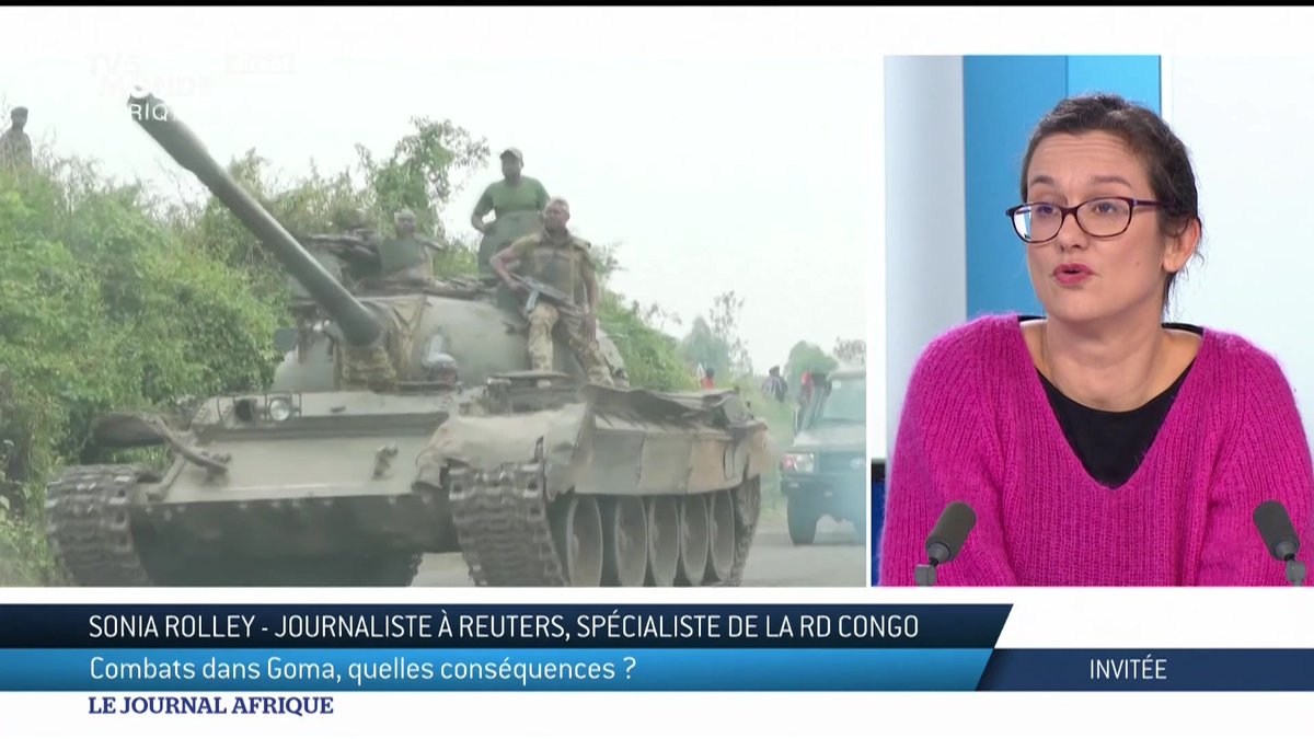 La journaliste Sonia Rolley, grande spécialiste de la RD Congo, analyse le bouleversement que constitue l'entrée du M 23 dans Goma, la métropole de l'Est du pays. "Prendre Goma, cela crée un problème international, et c'était peut -être l'intention" estime-t-elle.