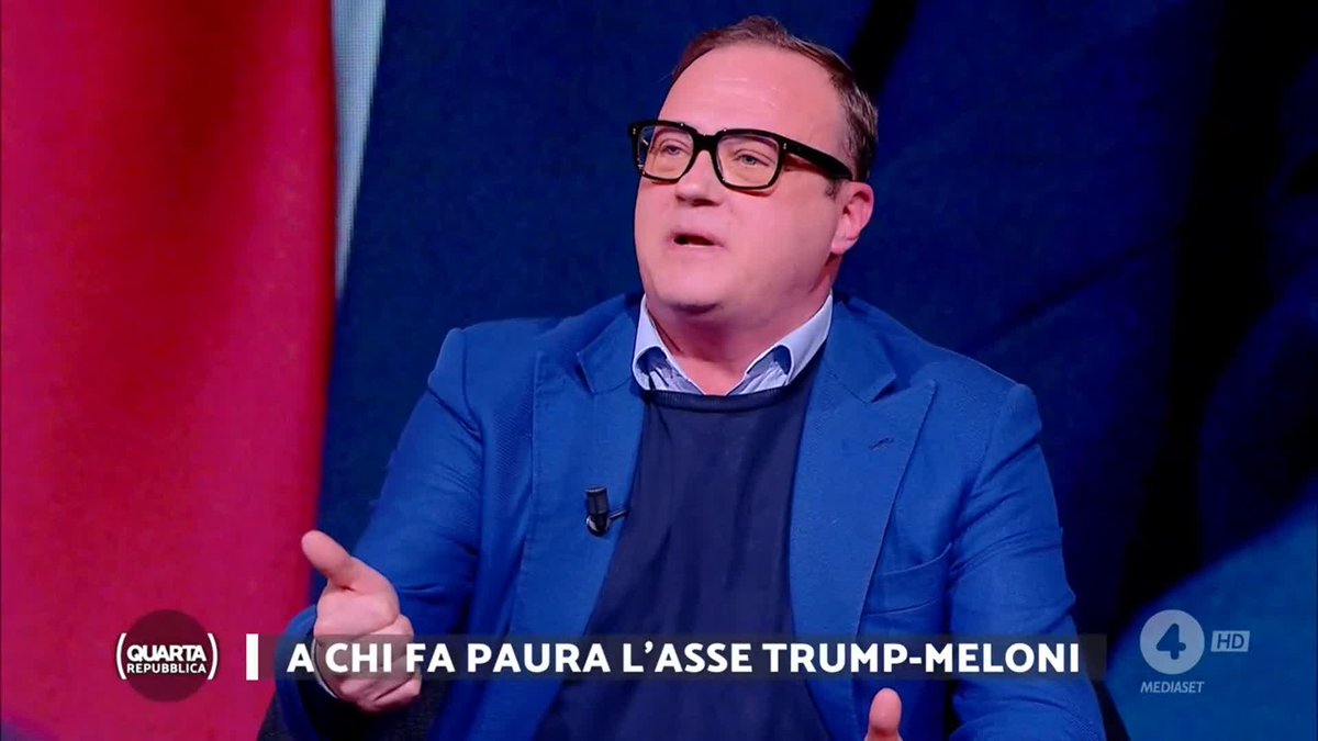 "Tu parli di libertà di informazione ma per te l'informazione è quello che pensi tu, come in America anche in Italia fortunatamente non la pensano tutti come te." #Cerno #quartarepubblica