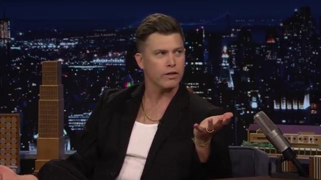 .Colin Jost shares the headlines behind the photos Seth Meyers and Amy Poehler used of him in Saturday Night Live - SNL’s Weekend Update 🤣 #FallonTonight