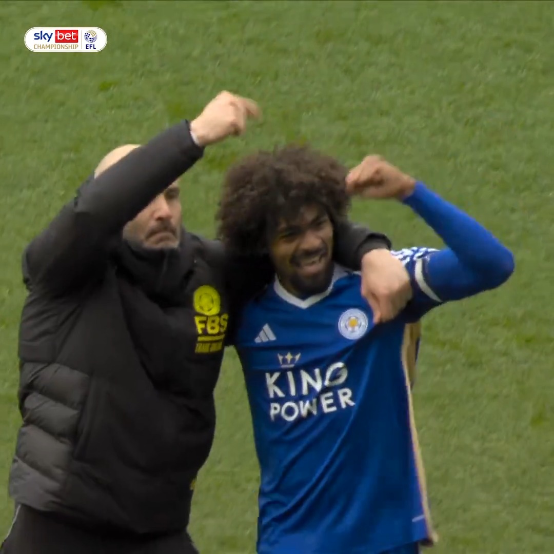 Hamza Choudhury slander on the timeline like he didn't give us the Championship title with these goal line clearances 😔 You man are rotten